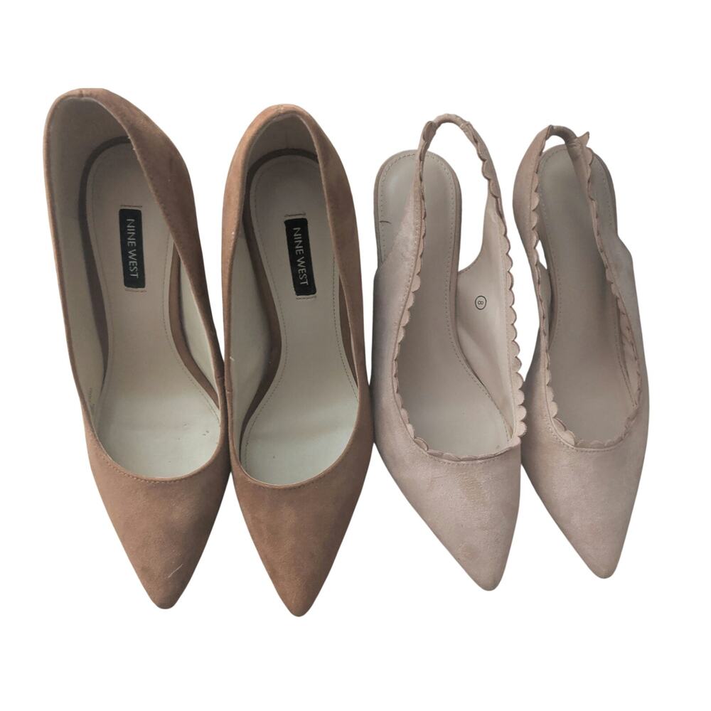 Nine West heels size 8 two Paris